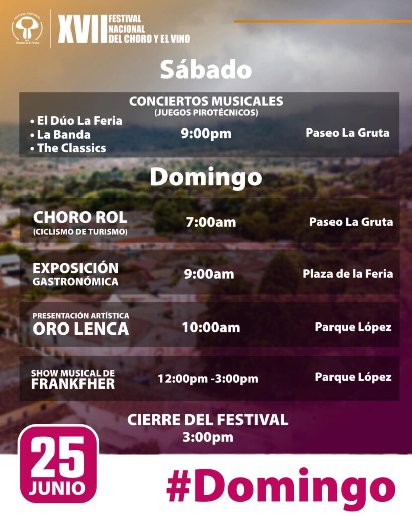 Choro Intibuca Prepárate para disfrutar de la XVII edición del Festival Nacional del ...