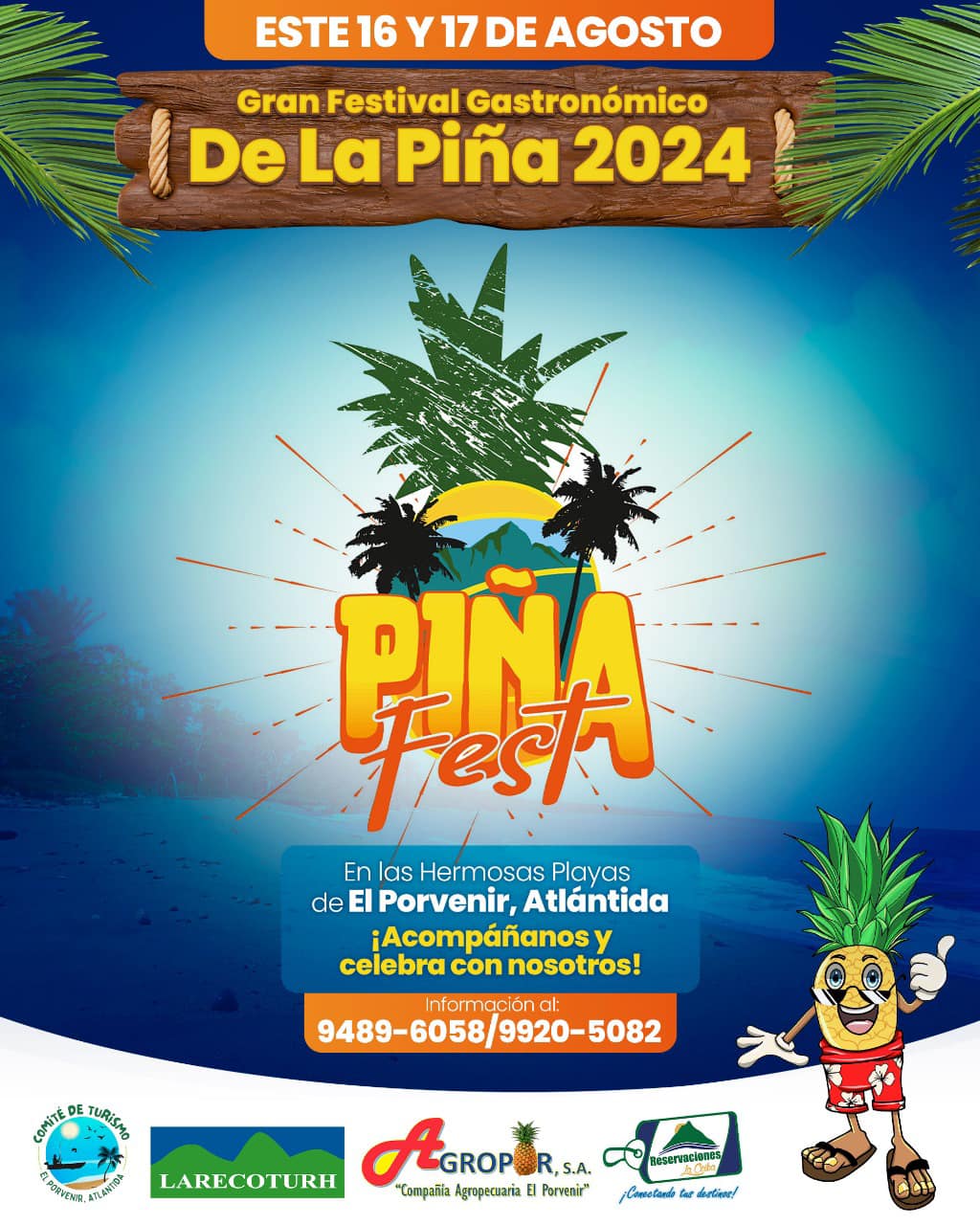 16 y 17 de agosto al Festival Gastronómico Piña Fest 2024 ...